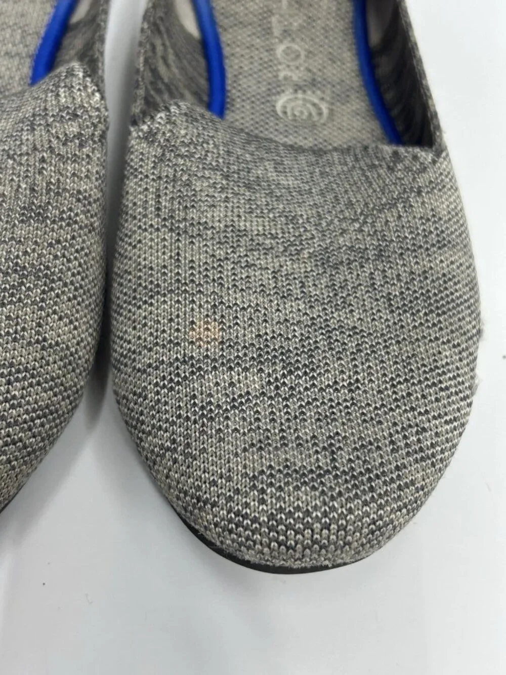 Rothy’s the loafer shoes Women’s Size 11.5 Color Taupe Heather Gray Slip On
